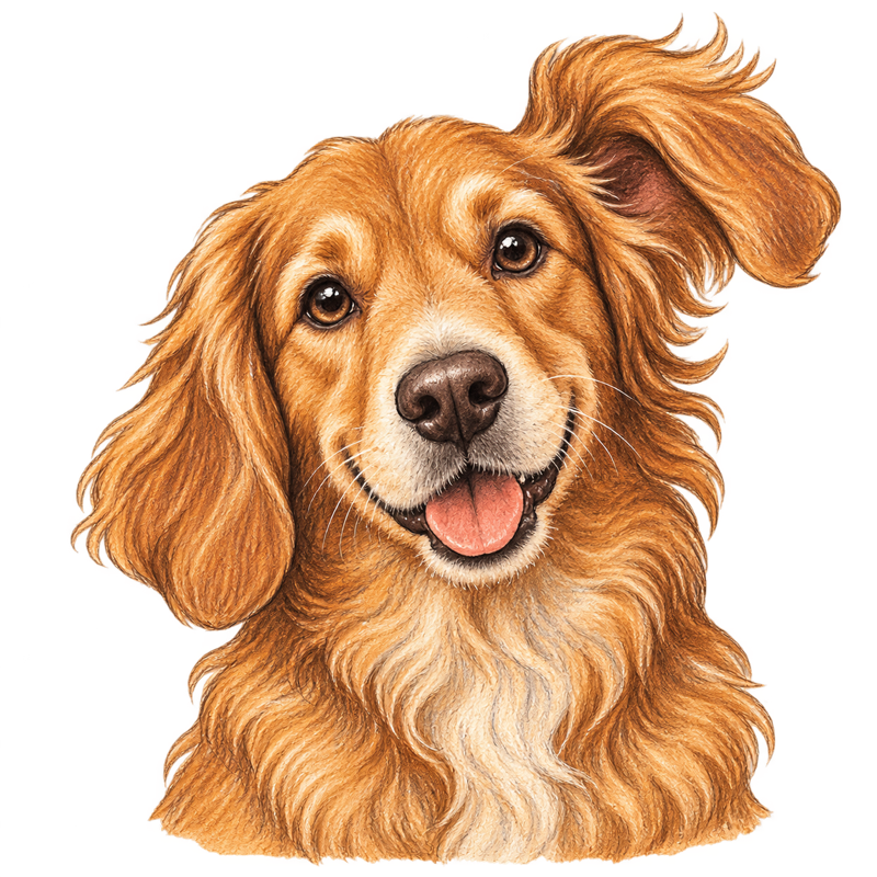 Frankie portrait repeated on a personalised blanket